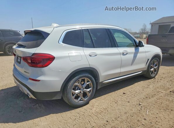 5UXTY5C07M9G01245 2021 BMW X3 White Tył prawy