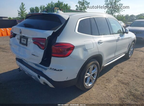 5UXTY5C08L9C98684 2020 BMW X3 White Հետևի աջ