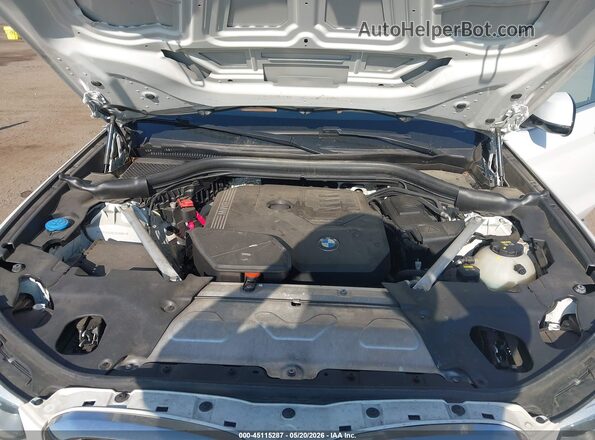 5UXTY5C08L9C98684 2020 BMW X3 White Հետևի տեսք