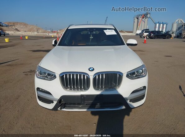 5UXTY5C08L9C98684 2020 BMW X3 White Սարքավորումների վահանակի տեսք