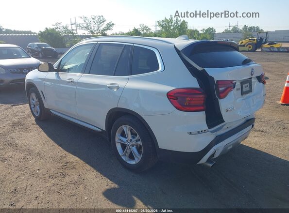 5UXTY5C08L9C98684 2020 BMW X3 White Հետևի ձախ