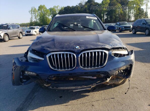 5UXTY5C09L9C29003 2020 BMW X3 Blue წინა ხედი