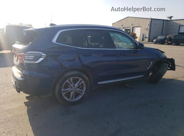 5UXTY5C09L9C29003 2020 BMW X3 Blue უკანა მარჯვენა