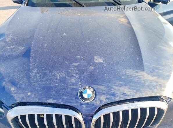5UXTY5C09L9C29003 2020 BMW X3 Blue ძრავის განყოფილების ხედი