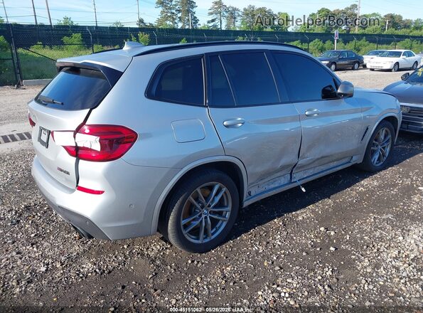 5UXTY9C04L9C20796 2020 BMW X3 Silver უკანა მარჯვენა