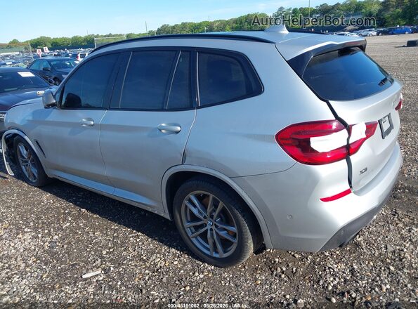 5UXTY9C04L9C20796 2020 BMW X3 Silver უკანა მარცხენა