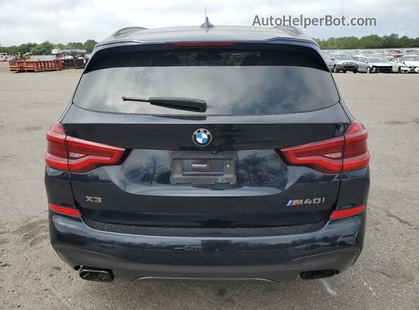 5UXTY9C04LL304486 2020 BMW X3 Blue Widok z tyłu