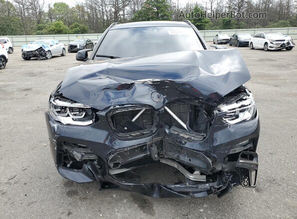 5UXTY9C04LL304486 2020 BMW X3 Blue Widok z przodu