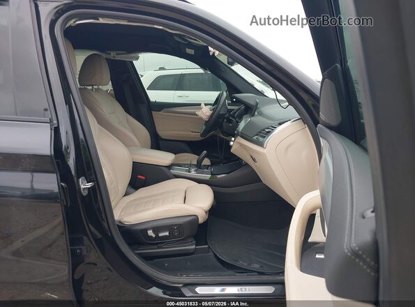 5UXTY9C06L9D47453 2020 BMW X3 Black Vista interior delantera