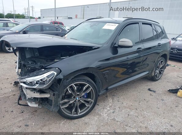 5UXTY9C06L9D47453 2020 BMW X3 Black Vista tres cuartos delantera izquierda
