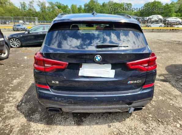 5UXTY9C07LLE59858 2020 BMW X3 Синий Вид сзади