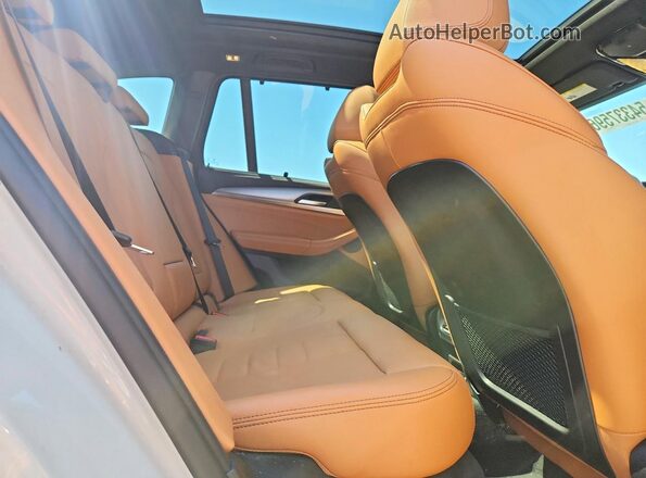 5UXTY9C09L9B72342 2020 BMW X3 White Rear interior view
