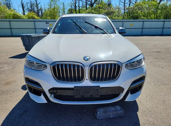 5UXTY9C09L9B72342 2020 BMW X3 White Front view
