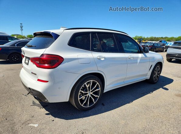 5UXTY9C09L9B72342 2020 BMW X3 White Rear right