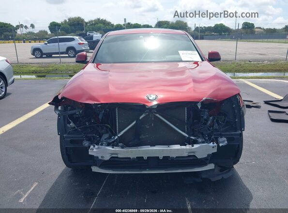 5UXUJ3C53KLG51794 2019 BMW X4 Red Instrument cluster view