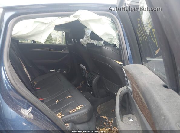 5UXUJ3C5XKLG56863 2019 BMW X4 Dark Blue Widok naklejki z numerem VIN