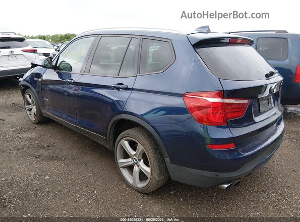 5UXWX7C30H0U43621 2017 BMW X3 Blue 
