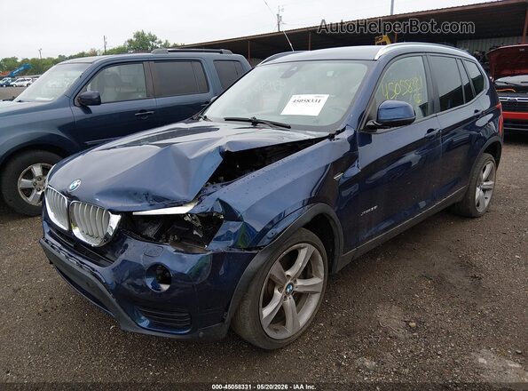 5UXWX7C30H0U43621 2017 BMW X3 Blue 