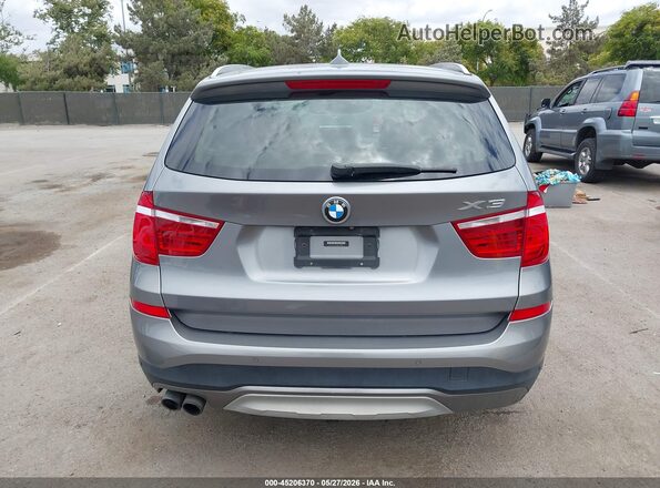 5UXWX7C50H0U40980 2017 BMW X3 Gray 