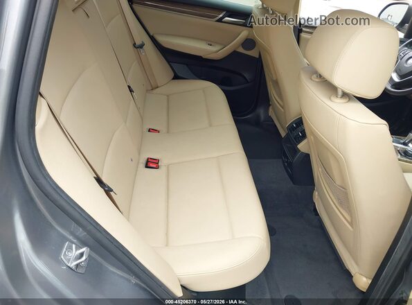 5UXWX7C50H0U40980 2017 BMW X3 Gray VIN sticker view