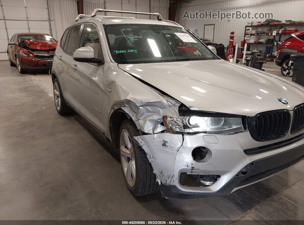 5UXWX7C58H0U42119 2017 BMW X3 Silver Դիմացի տեսք