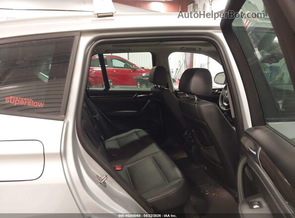 5UXWX7C58H0U42119 2017 BMW X3 Silver VIN կոդի պիտակի տեսք