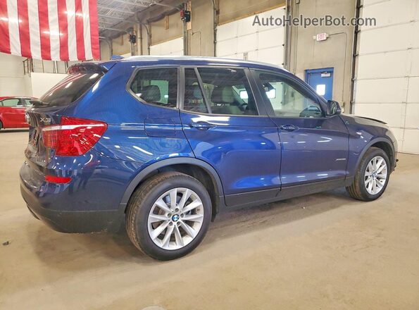 5UXWX9C30H0T19814 2017 BMW X3 Синий 