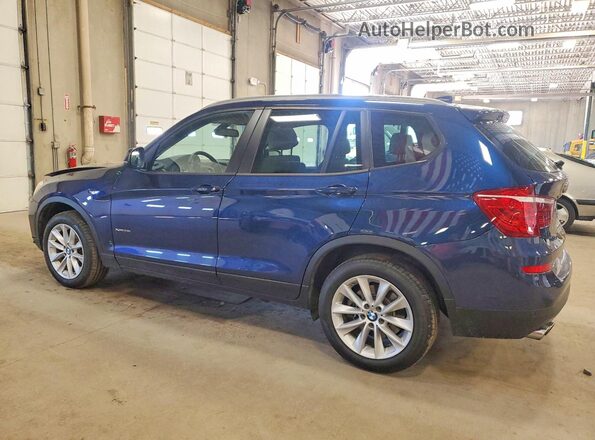 5UXWX9C30H0T19814 2017 BMW X3 Синий 