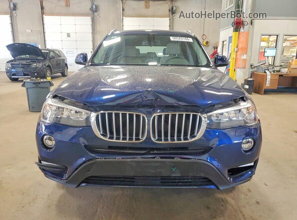 5UXWX9C30H0T19814 2017 BMW X3 Синий 