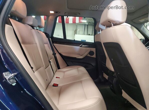 5UXWX9C30H0T19814 2017 BMW X3 Синий 