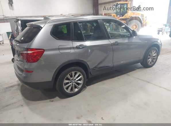 5UXWX9C32H0T20172 2017 BMW X3 Серый Задняя правая четверть