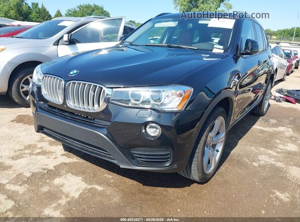 5UXWX9C32H0W71597 2017 BMW X3 Black Przód lewy