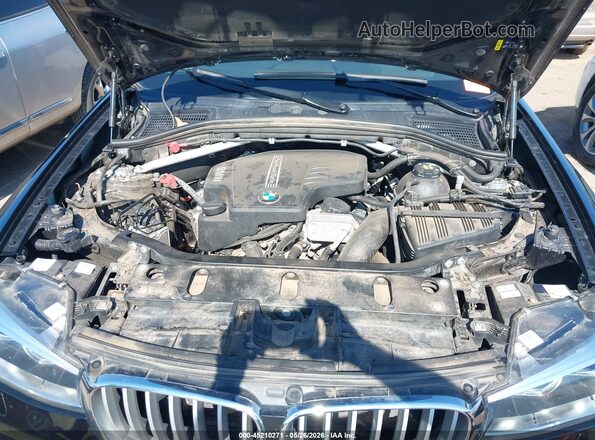 5UXWX9C32H0W71597 2017 BMW X3 Black Widok z tyłu