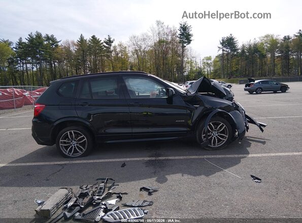 5UXWX9C34H0W78437 2017 BMW X3 Black Rear interior view