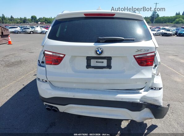 5UXWX9C36H0T21826 2017 BMW X3 White 