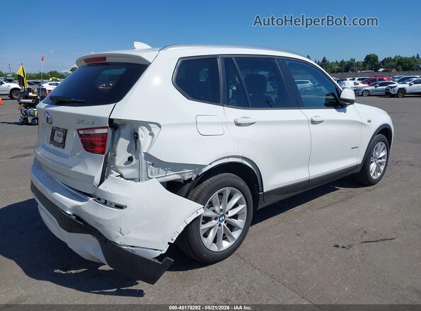 5UXWX9C36H0T21826 2017 BMW X3 White Rear right
