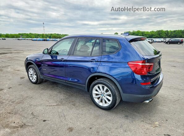 5UXWX9C51H0D96504 2017 BMW X3 Blue 