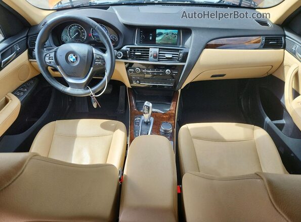 5UXWX9C51H0D97488 2017 BMW X3 Brown 
