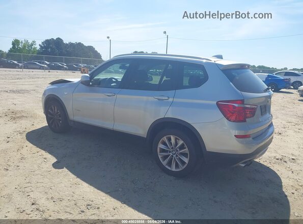 5UXWX9C51H0T01646 2017 BMW X3 Silver Rear left