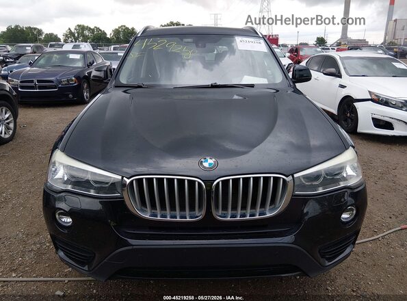 5UXWX9C52G0D69116 2016 BMW X3 Black Vista del cuadro de instrumentos