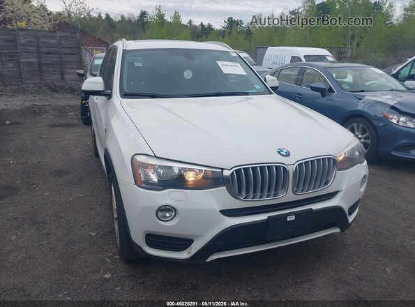 5UXWX9C52H0D97600 2017 BMW X3 White Вид щитка приладів