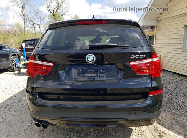 5UXWX9C52H0T05494 2017 BMW X3 Black Vista trasera