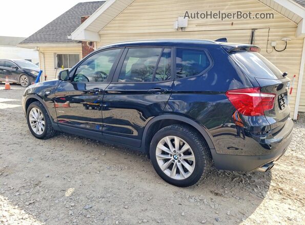 5UXWX9C52H0T05494 2017 BMW X3 Black Trasero izquierdo