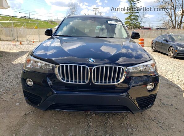 5UXWX9C52H0T05494 2017 BMW X3 Black Vista frontal