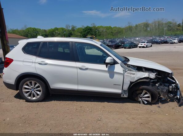 5UXWX9C53G0D81470 2016 BMW X3 White ხელსაწყოთა პანელის ხედი