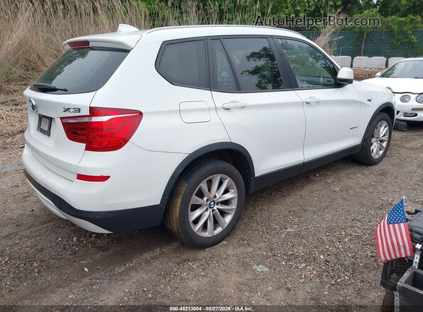 5UXWX9C54G0D66539 2016 BMW X3 White Tył prawy