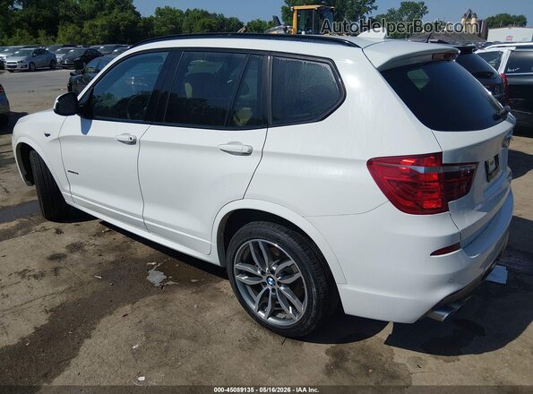 5UXWX9C55H0D99079 2017 BMW X3 White Հետևի ձախ