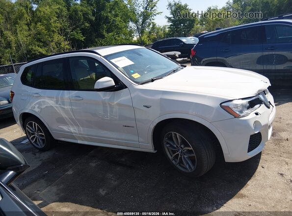5UXWX9C55H0D99079 2017 BMW X3 White Սալոնի հետևի տեսք