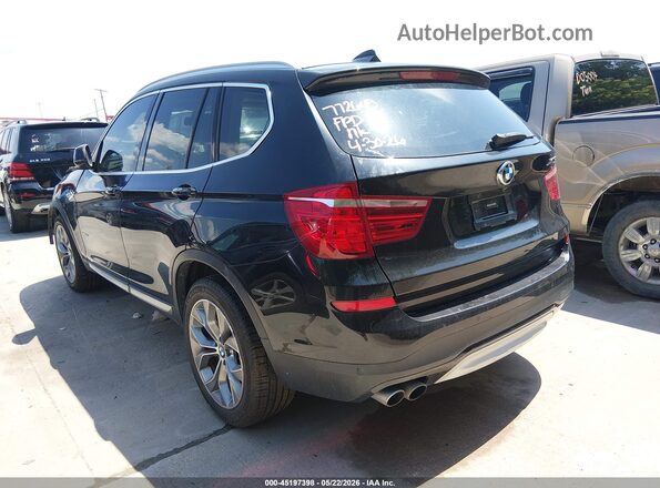 5UXWX9C56G0D78112 2016 BMW X3 Black Rear left