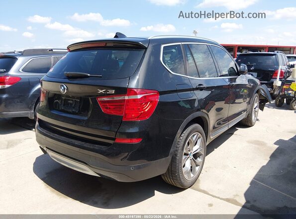 5UXWX9C56G0D78112 2016 BMW X3 Black Rear right